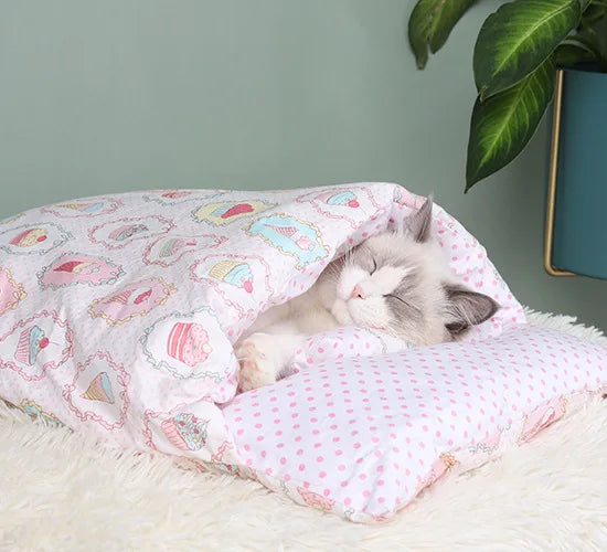 Cat/Dog Nest Cave Cushion with Pillow
