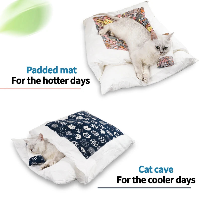 Cat/Dog Nest Cave Cushion with Pillow