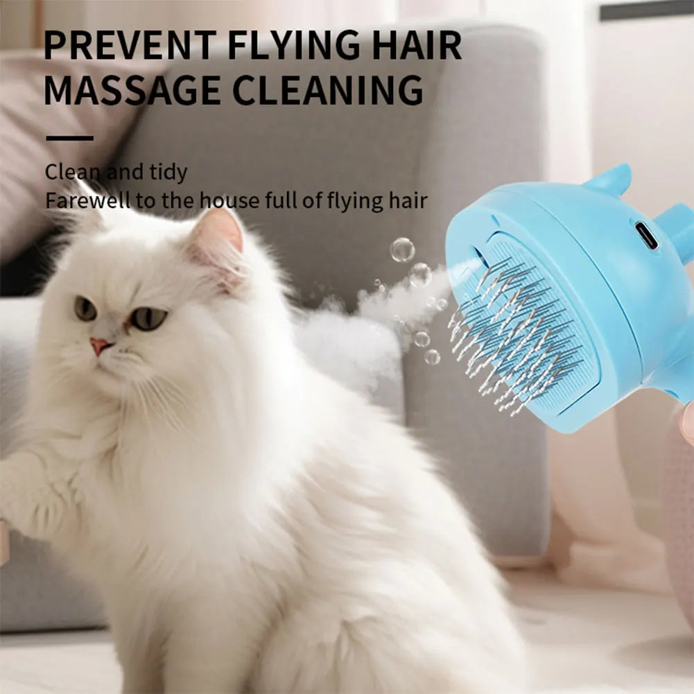 Cat/Dog Hair Brush with Steam
