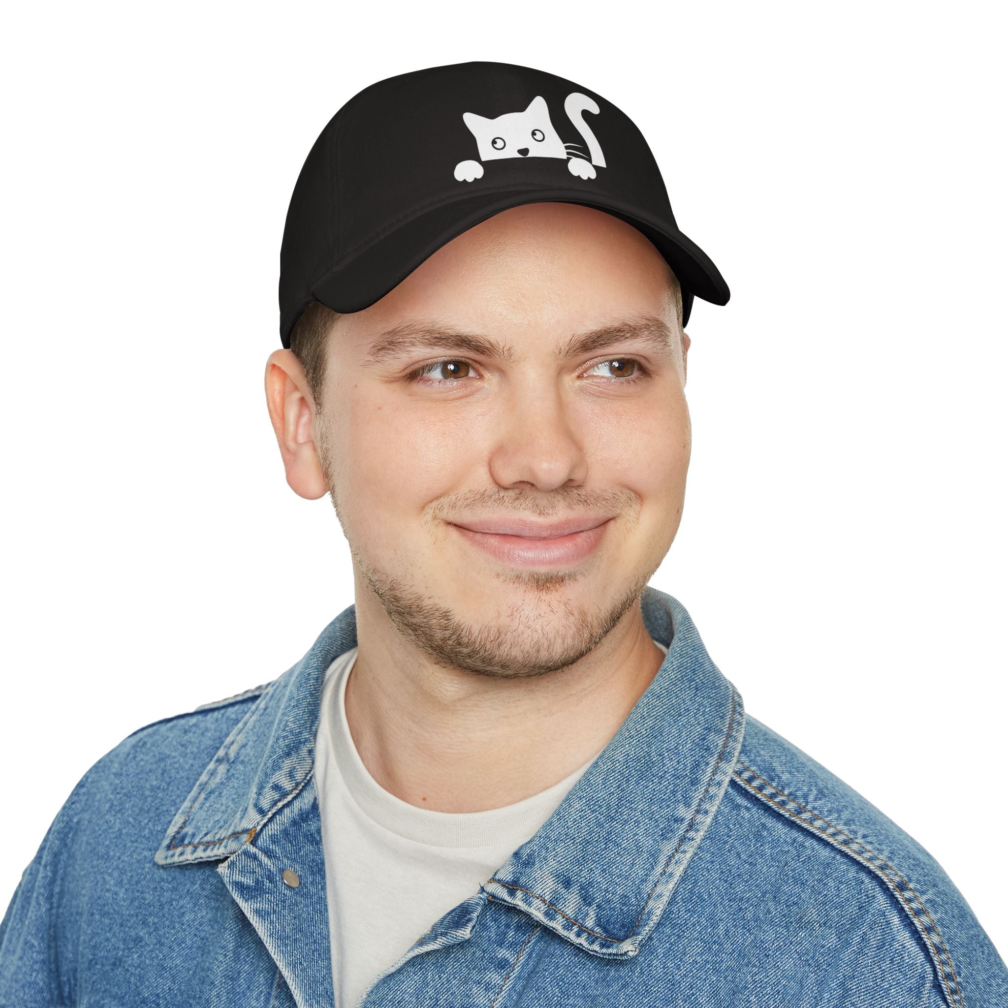 Cat Peeking Unisex Cap