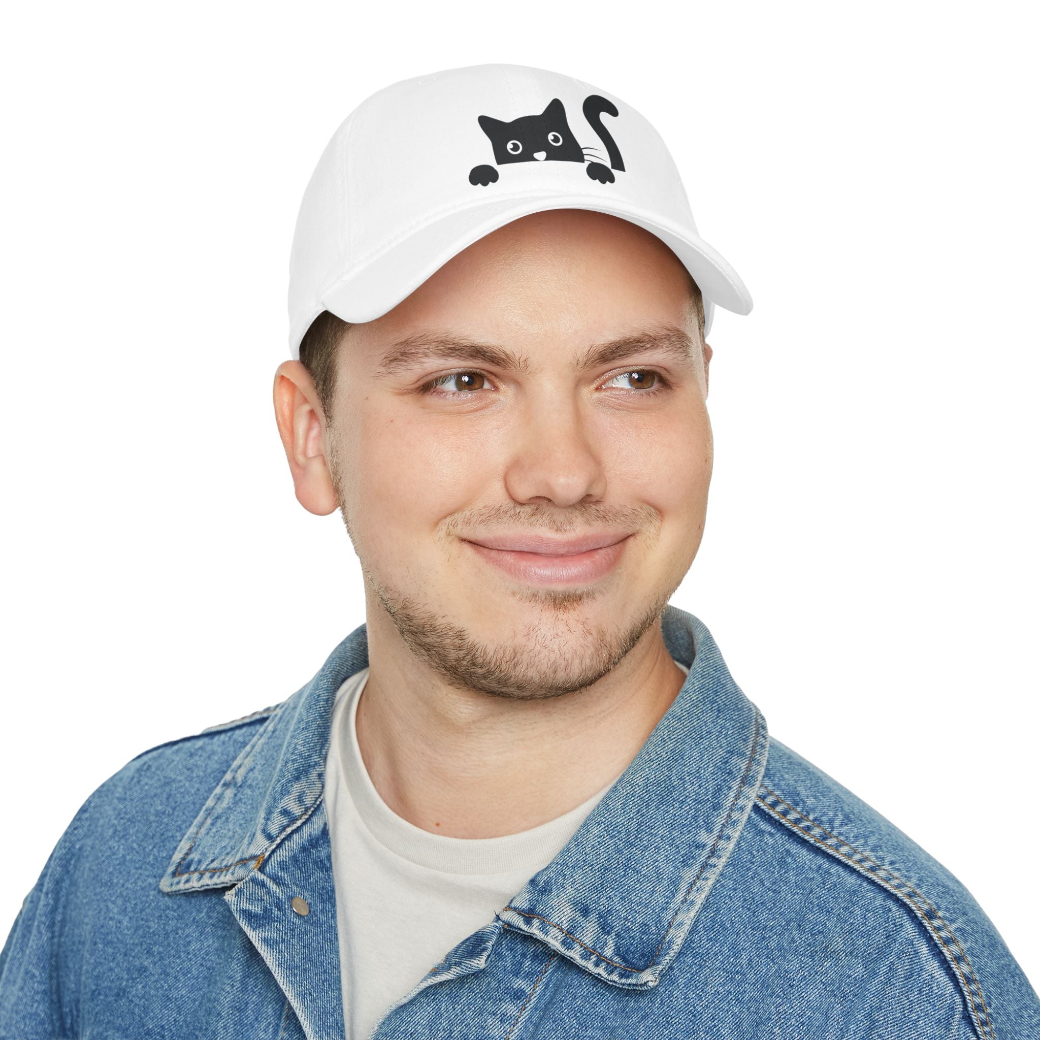 Cat Peeking Unisex Cap