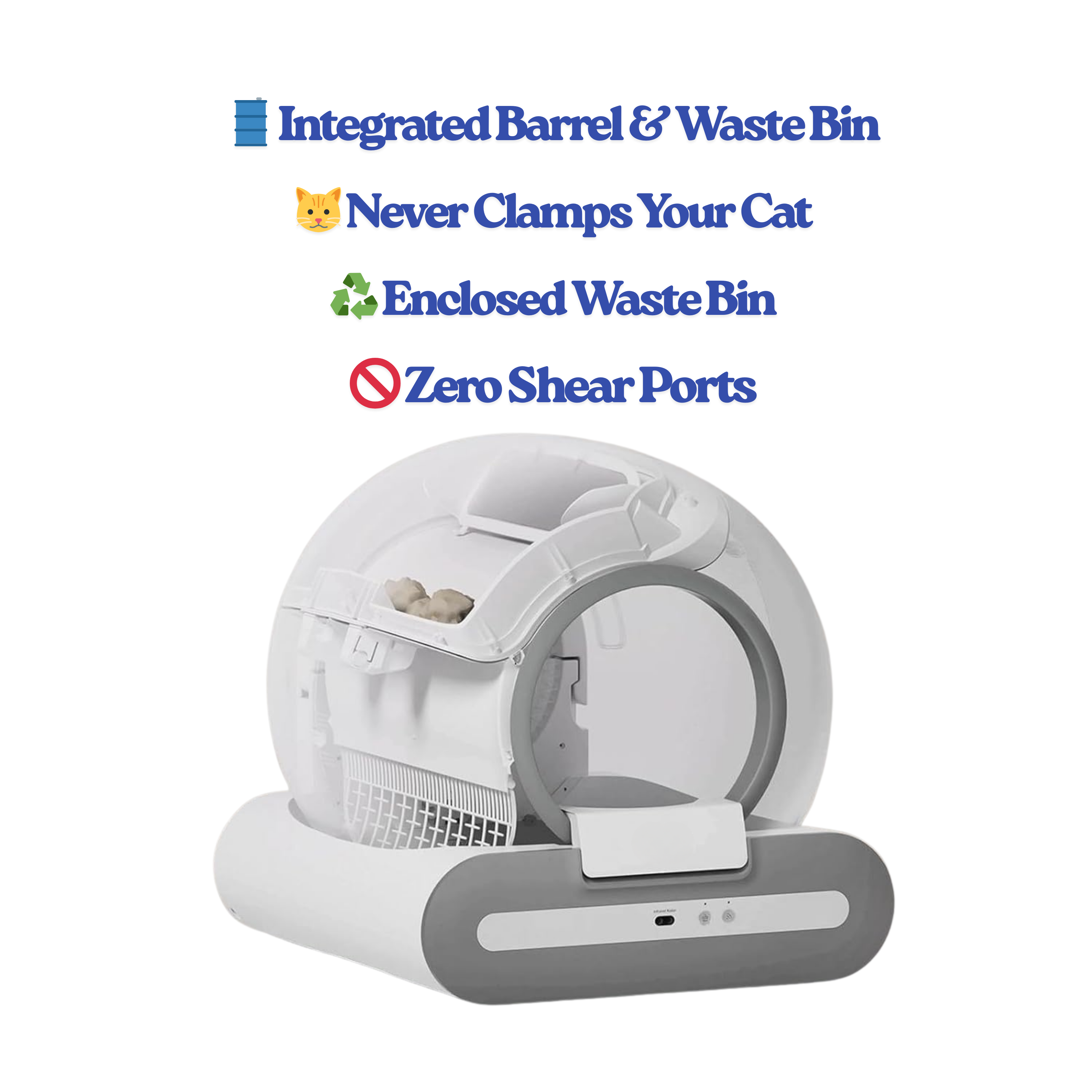 Self-Cleaning Cat Litter Box App Control