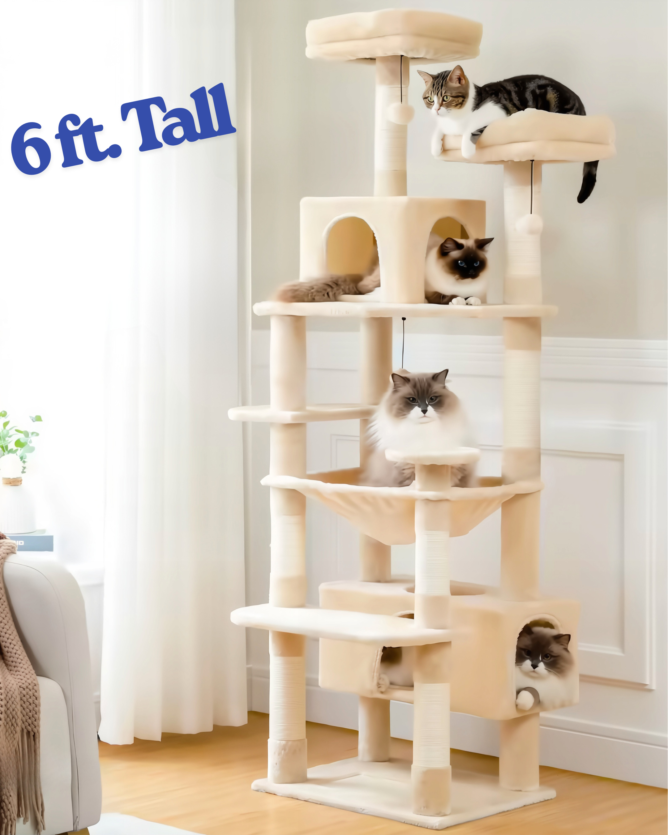 Multi-Level Cat Tree Tower Condo
