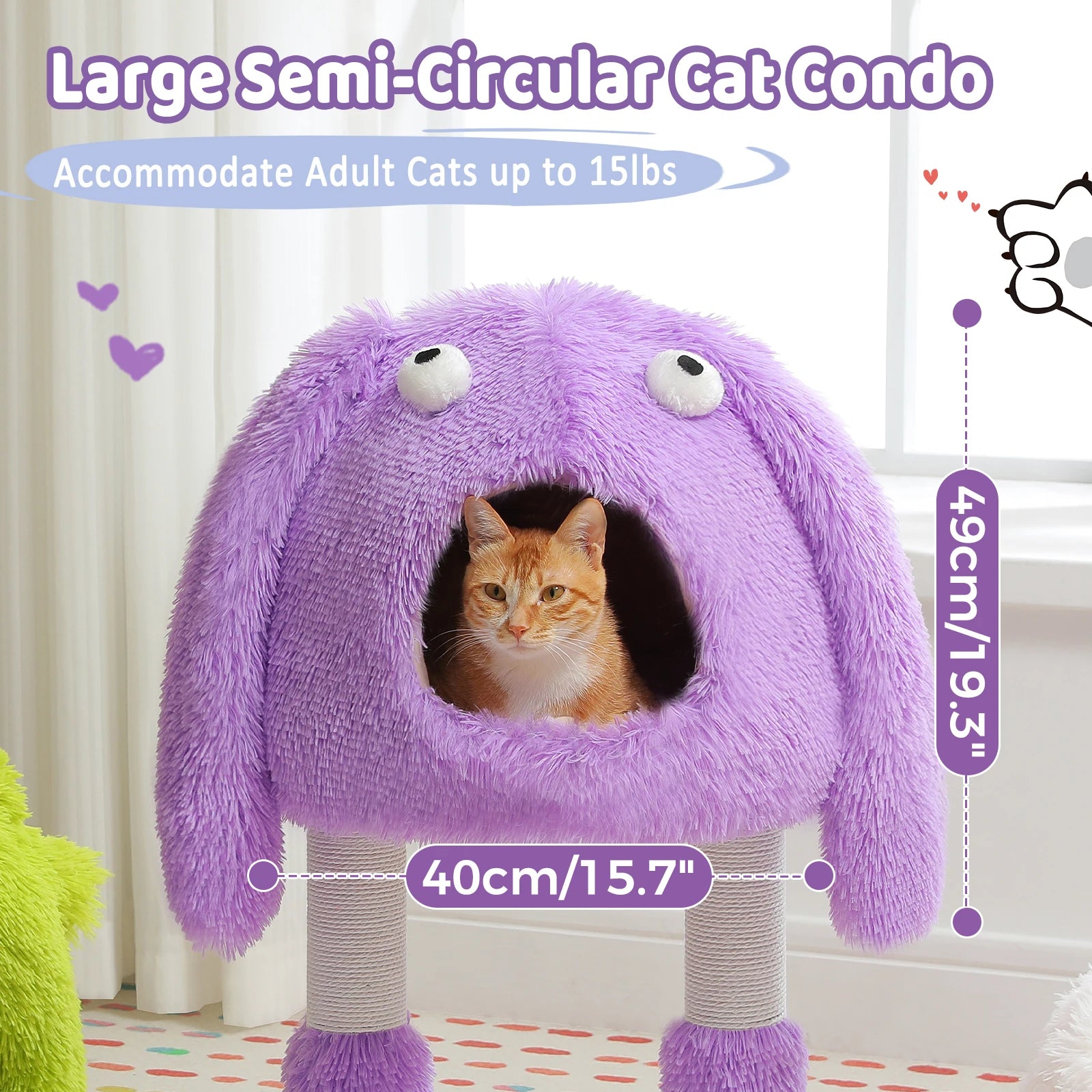 2 in 1 Cat Tower & Scratch Posts