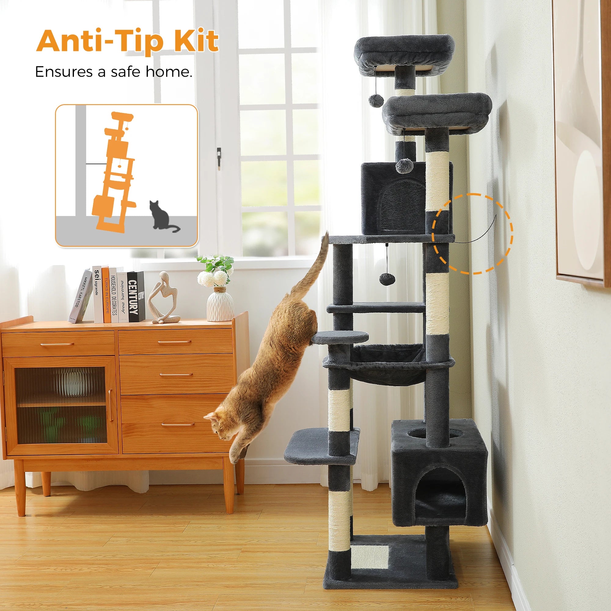 Multi-Level Cat Tree Tower Condo