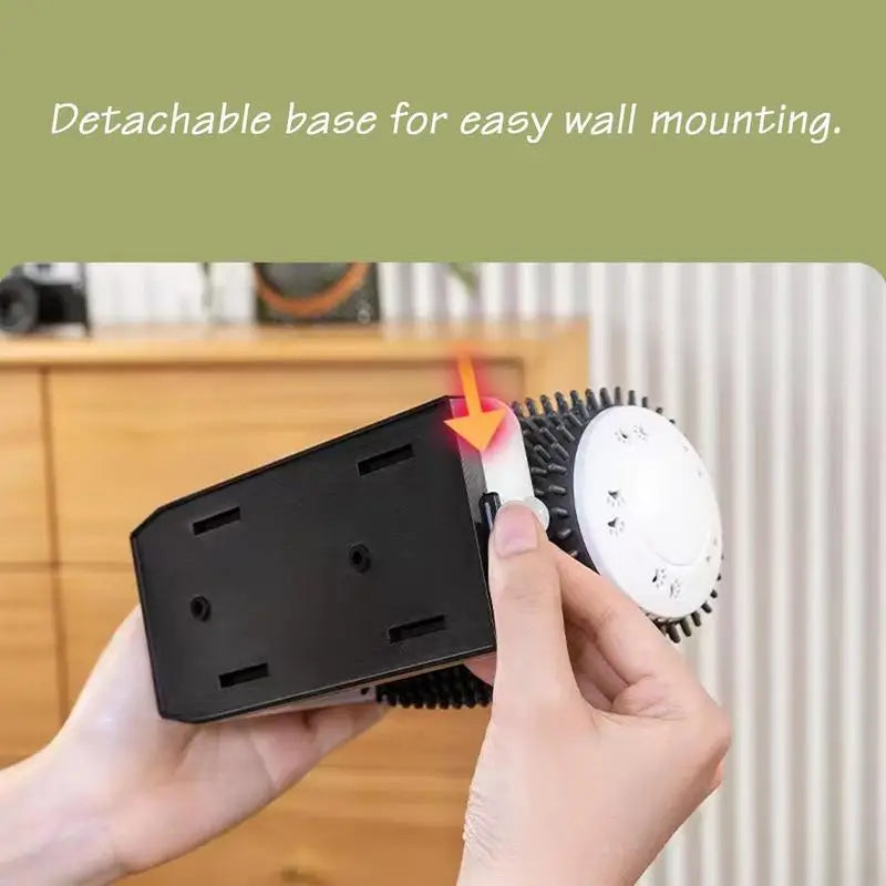 Automatic Rotating Self Groomer with Catnip
