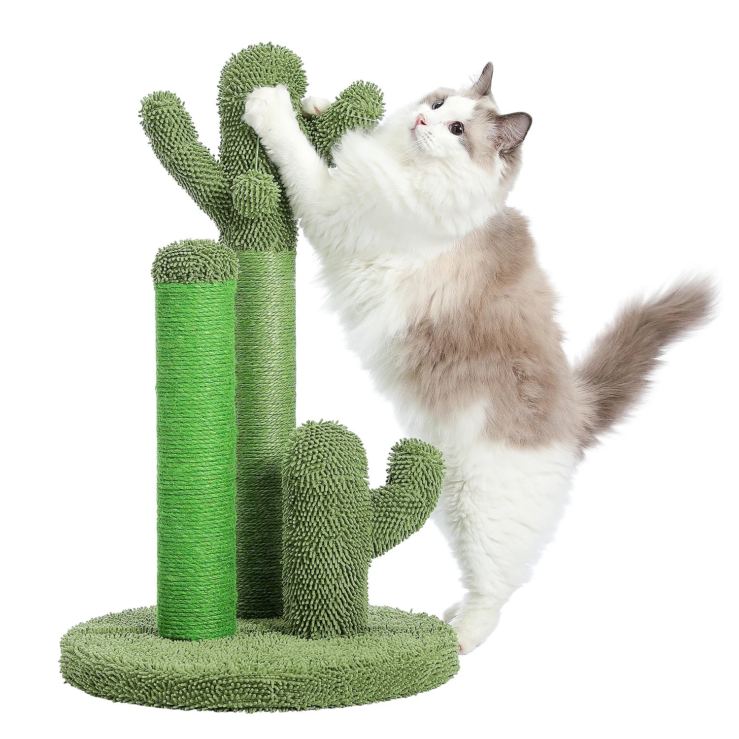 Cactus Cat Scratcher - 3 poles + Dangling Ball