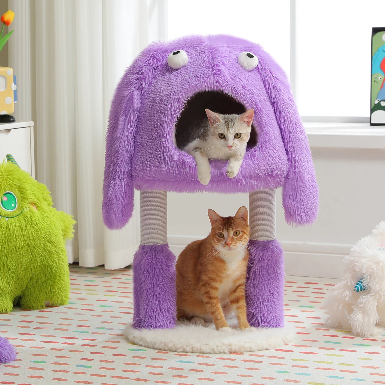 2 in 1 Cat Tower & Scratch Posts
