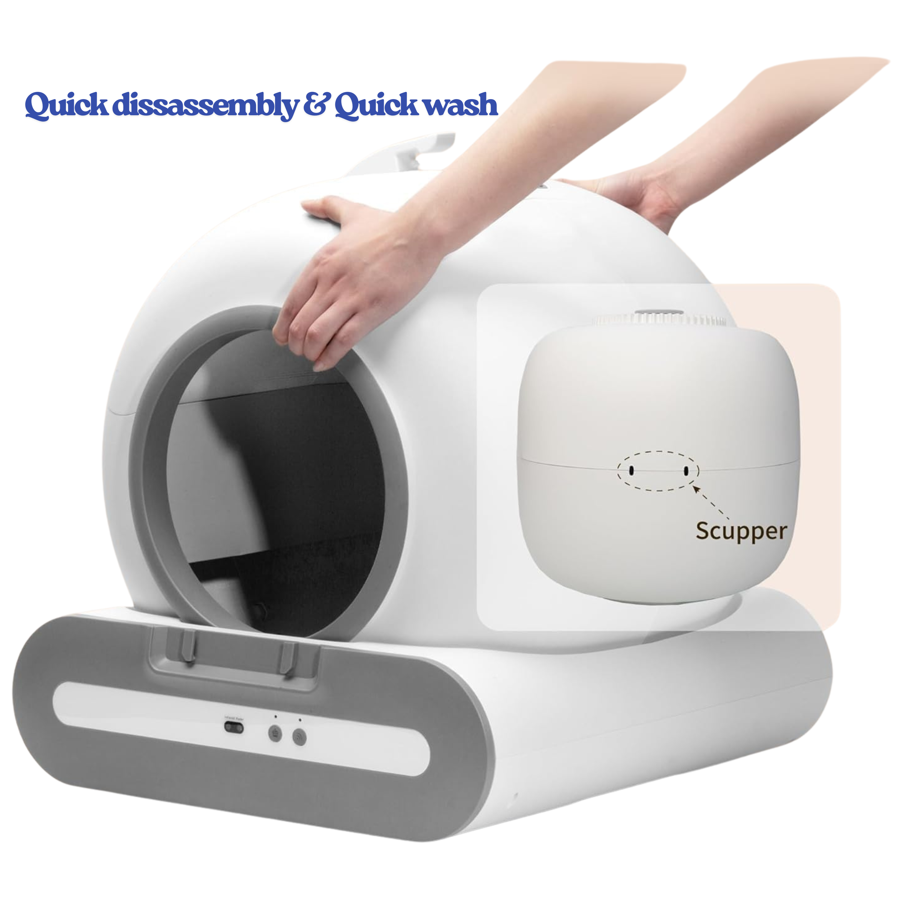 Self-Cleaning Cat Litter Box App Control